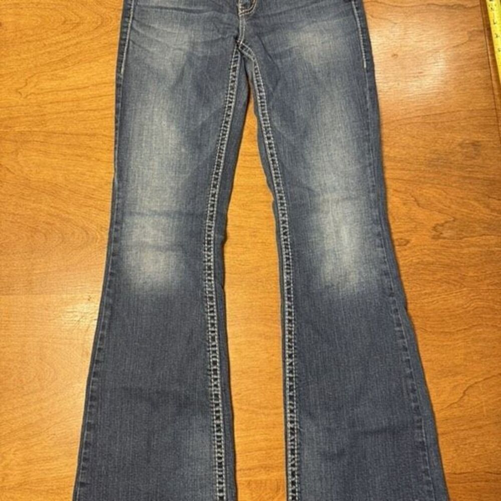 Silver Jeans Co. Women's Low Rise Aiko Bootcut Denim Jeans Blue Size W26 L33